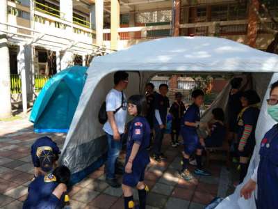 1100224童軍第一次團集會（蒙古包帳篷搭建+戲劇表演劇本創作）